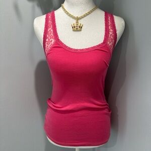 Hollister Lace-Trim Tank Top